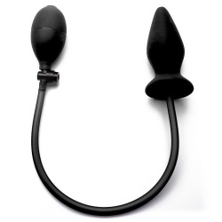 PLUG ANAL INSUFLÁVEL DE SILICONE OUCH! PRETO