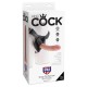 STRAP-ON REALISTA 8” KING COCK BRANCO