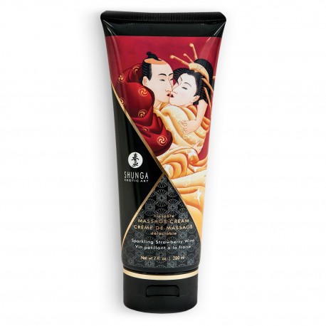 CREME DE MASSAGEM SHUNGA ESPUMANTE MORANGO 200ML