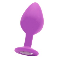 PLUG ANAL DIAMOND BUTT PLUG GRANDE ROXO