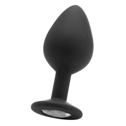 PLUG ANAL DIAMOND BUTT PLUG GRANDE PRETO