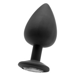 PLUG ANAL DIAMOND BUTT PLUG EXTRA GRANDE PRETO