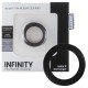 ANEL PARA O PÉNIS INFINITY THIN MEDIUM COCKRING PRETO