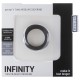 ANEL PARA O PÉNIS INFINITY THIN MEDIUM COCKRING PRETO