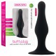 PLUG ANAL BUTT PLUG COM VENTOSA PRETO PEQUENO