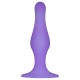 PLUG ANAL BUTT PLUG COM VENTOSA ROXO GRANDE