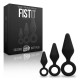 CONJUNTO DE 3 PLUGS ANAIS FIST IT PRETOS