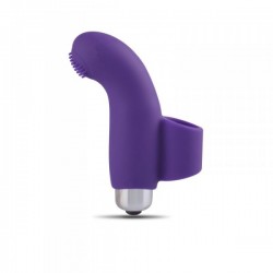 BALA VIBRATÓRIA FINGER FAN TICKLE USEME ROXA