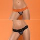 PACK 2 TANGAS LACEA OBSESSIVE PRETO E LARANJA