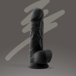DILDO PREMIUM SILICONE TESSUDO 8,5" CHOCOLATE CRUSHIOUS