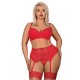 CONJUNTO JOLIEROSE TAMANHO QUEEN OBSESSIVE VERMELHO