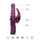 VIBRADOR ROTATING BUBBLES ROXO SHOTS TOYS