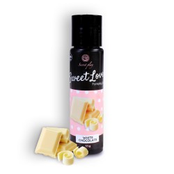 GEL LUBRIFICANTE COM SABOR A CHOCOLATE BRANCO SWEET LOVE SECRET PLAY 60ML