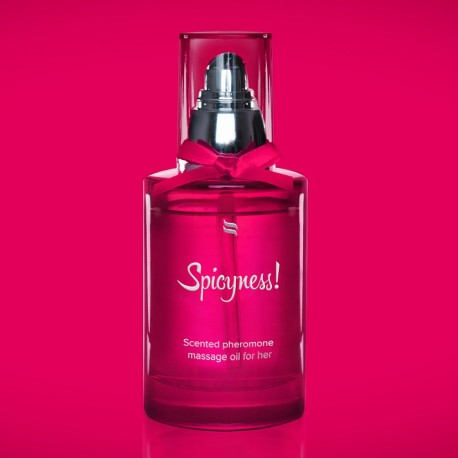 ÓLEO DE MASSAGEM PARA ELA COM FEROMONAS SPICY OBSESSIVE 100ML