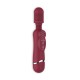 MASSAJADOR DE CLITÓRIS SILICONE MASSAGE WAND SHOTS TOYS VERMELHO