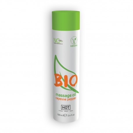 ÓLEO DE MASSAGEM BIO DE PIMENTA DE CAIENA HOT™ 100ML