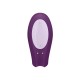 VIBRADOR DOUBLE JOY COM APP SATISFYER ROXO