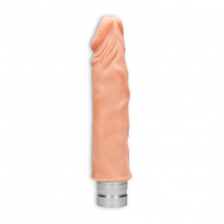 VIBRADOR REALÍSTICO 8" REALROCK BRANCO