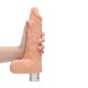 VIBRADOR REALÍSTICO 9" COM TESTÍCULOS REALROCK BRANCO