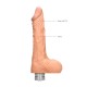 VIBRADOR REALÍSTICO 9" COM TESTÍCULOS REALROCK BRANCO