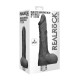 VIBRADOR REALÍSTICO 9" COM TESTÍCULOS REALROCK PRETO