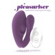 VIBRADOR RECARREGÁVEL COM COMANDO PLEASURISER CRUSHIOUS