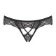 CUECA COM ABERTURA MESHLOVE OBSESSIVE PRETA
