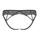 CUECA COM ABERTURA MESHLOVE OBSESSIVE PRETA
