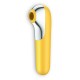 VIBRADOR DUAL LOVE COM APP SATISFYER AMARELO