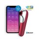 VIBRADOR DUAL LOVE COM APP SATISFYER VERMELHO