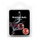 BOLAS LUBRIFICANTES BEIJÁVEIS BRAZILIAN BALLS SABOR A CEREJA 2 X 4GR