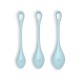 CONJUNTO DE 3 BOLAS KEGEL YONI POWER 2 SATISFYER AZUIS