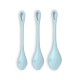 CONJUNTO DE 3 BOLAS KEGEL YONI POWER 2 SATISFYER AZUIS