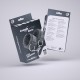 ALGEMAS DE VELCRO TOUGH LOVE COM CORRENTE DE 40CM EXTRA CRUSHIOUS PRETAS