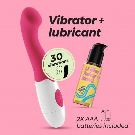 VIBRADOR TROLLIE COM LUBRIFICANTE À BASE DE ÁGUA INCLUÍDO CRUSHIOUS