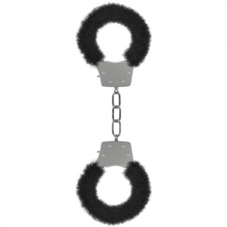 ALGEMAS COM PELUCHE PLEASURE FURRY HANDCUFFS PRETAS