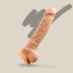 DILDO PREMIUM SILICONE TESSUDO 7" BAUNILHA CRUSHIOUS