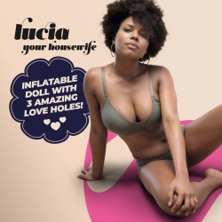 LUCIA A DONA DE CASA BONECA INSUFLÁVEL MULATA CRUSHIOUS