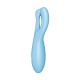 VIBRADOR THREESOME 4 COM APP SATISFYER AZUL