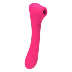 ESTIMULADOR DE CLITÓRIS & VIBRADOR QUIVER ALIVE ROSA