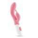 VIBRADOR COM ESTIMULADOR DE CLITÓRIS GUMMIE ROSA E LUBRIFICANTE À BASE DE ÁGUA INCLUÍDO CRUSHIOUS