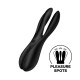 VIBRADOR THREESOME 2 PRETO SATISFYER