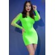 MINI VESTIDO CR-4617 VERDE CHILIROSE