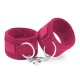 ALGEMAS DE VELCRO TOUGH LOVE COM CORRENTE DE 40CM EXTRA CRUSHIOUS ROSA