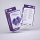 ALGEMAS DE VELCRO TOUGH LOVE COM CORRENTE DE 40CM EXTRA CRUSHIOUS ROXO