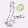 HUDINI DILDO ANAL JELLY TRANSPARENTE CRUSHIOUS