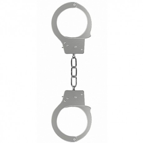 ALGEMAS EM METAL BEGINNER'S HANDCUFFS PRATEADAS