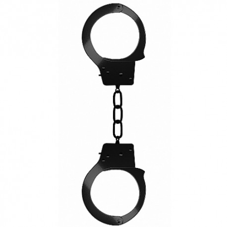 ALGEMAS EM METAL BEGINNER'S HANDCUFFS PRETAS