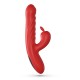 LAPIN VIBRADOR RECARREGÁVEL RABBIT COM IMPULSO VERMELHO CRUSHIOUS