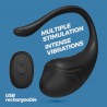 OVO VIBRATÓRIO RECARREGÁVEL COM COMANDO TAMAGO CRUSHIOUS PRETO
